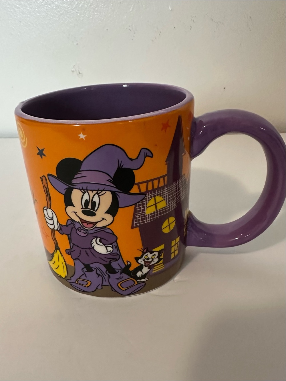 Disney Minnie Mouse Halloween Mug - Purple & Orange